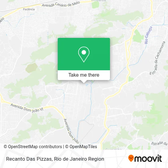 Recanto Das Pizzas map