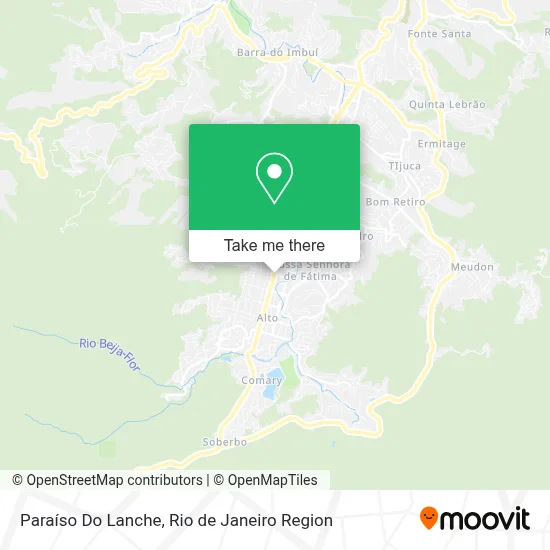 Paraíso Do Lanche map