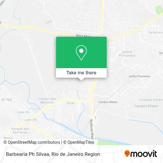 Barbearia Ph Silvaa map
