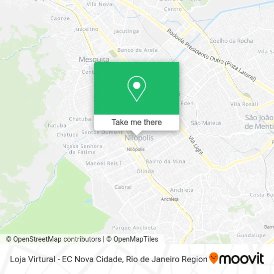 Loja Virtural - EC Nova Cidade map