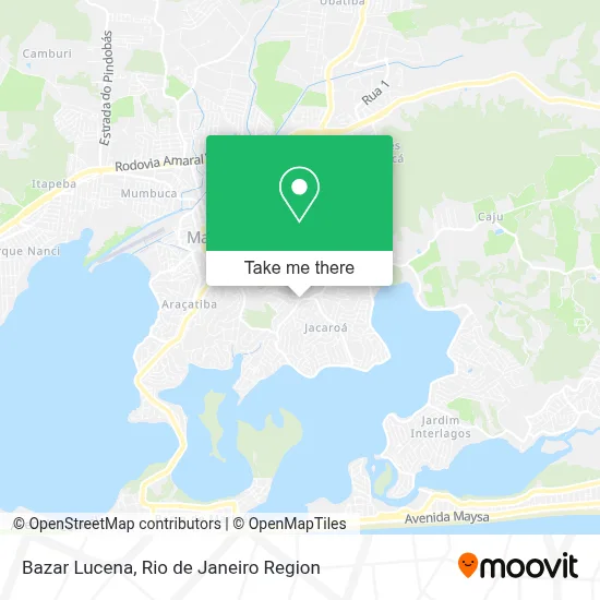 Bazar Lucena map