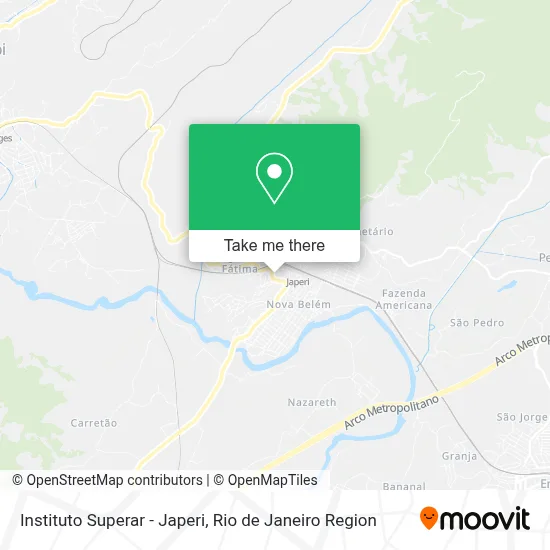Instituto Superar -  Japeri map