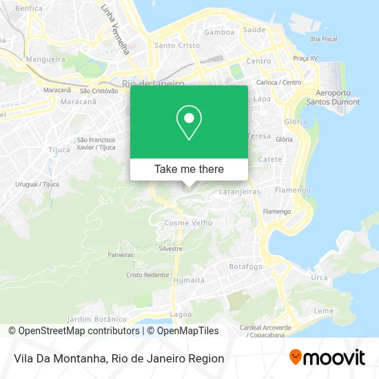 Vila Da Montanha map