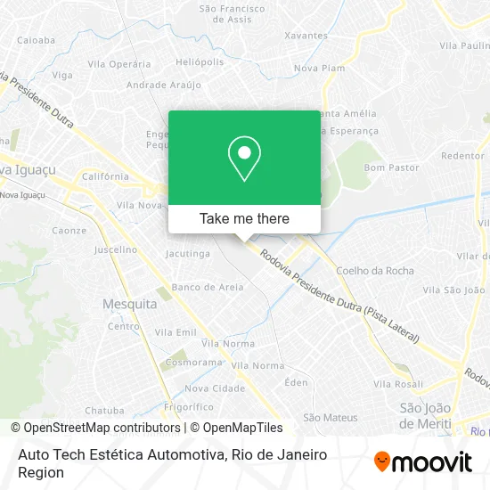 Auto Tech Estética Automotiva map