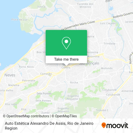 Auto Estética Alexandro De Assis map