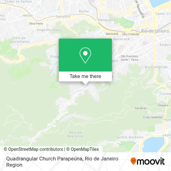 Quadrangular Church Parapeúna map