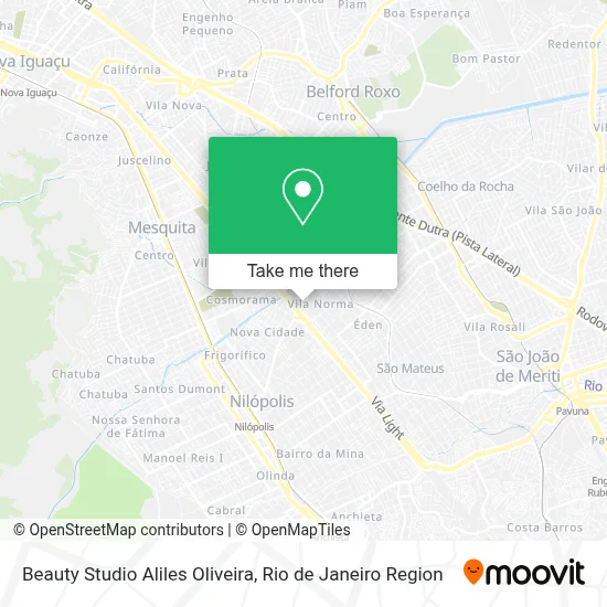 Beauty Studio Aliles Oliveira map
