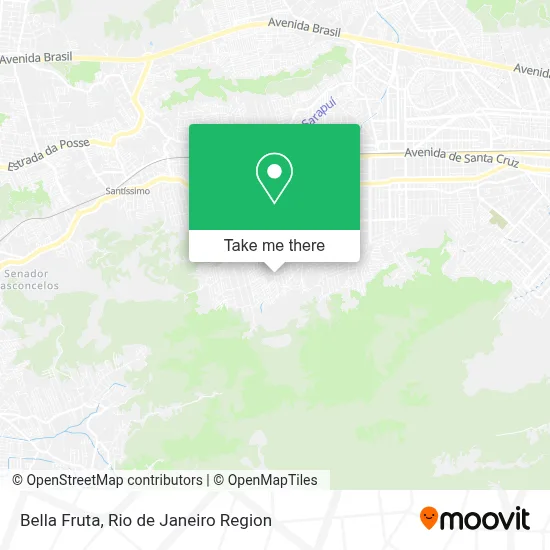 Bella Fruta map