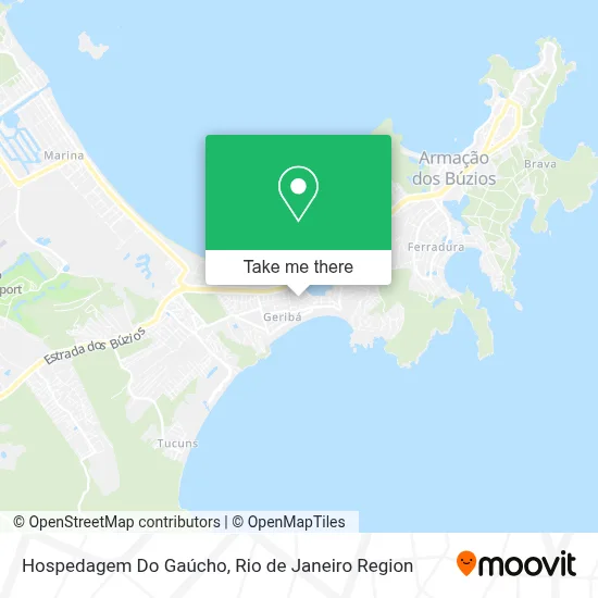 Hospedagem Do Gaúcho map