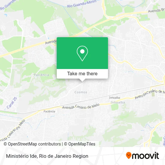 Ministério Ide map