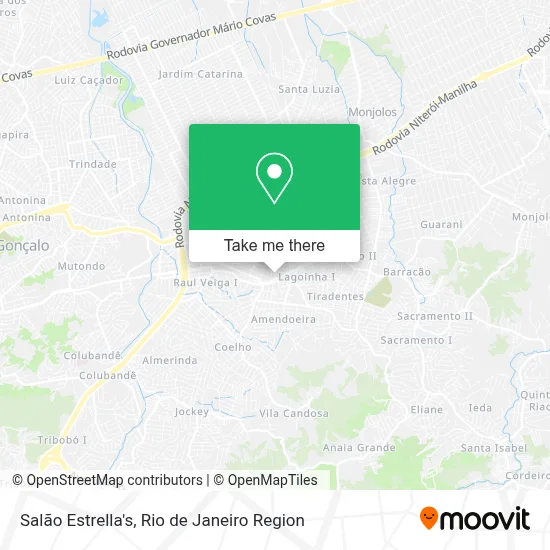 Salão Estrella's map