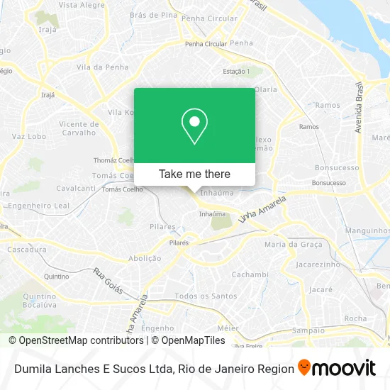 Dumila Lanches E Sucos Ltda map