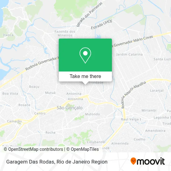Garagem Das Rodas map