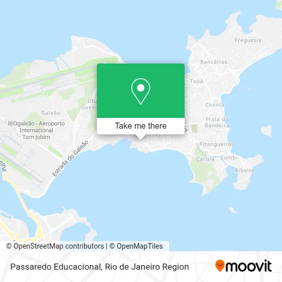 Passaredo Educacional map