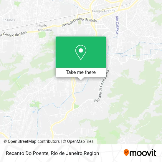 Recanto Do Poente map