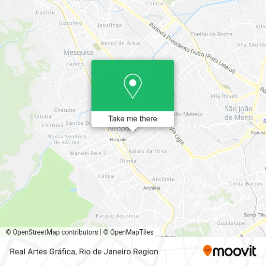 Real Artes Gráfica map