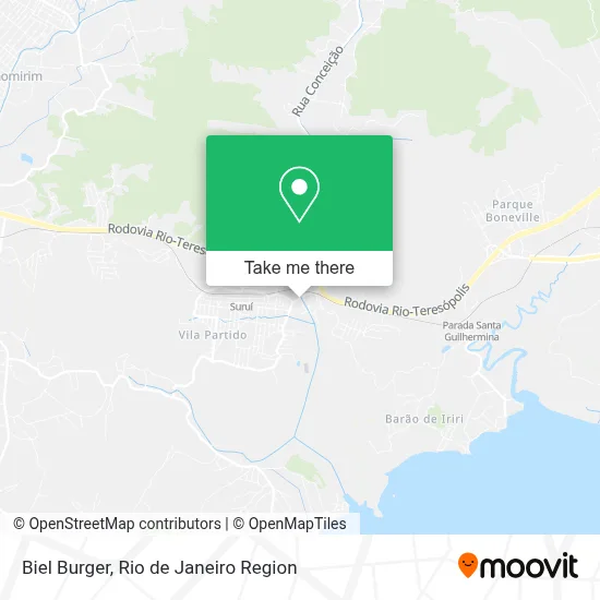 Biel Burger map