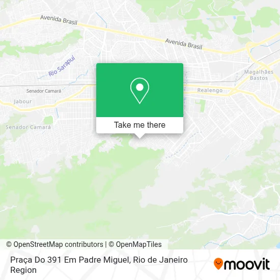 Praça Do 391 Em Padre Miguel map