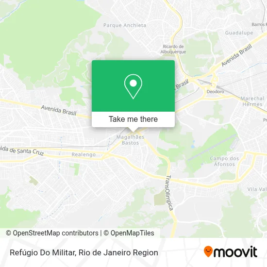 Refúgio Do Militar map