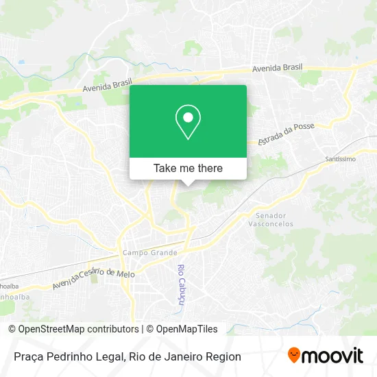 Praça Pedrinho Legal map