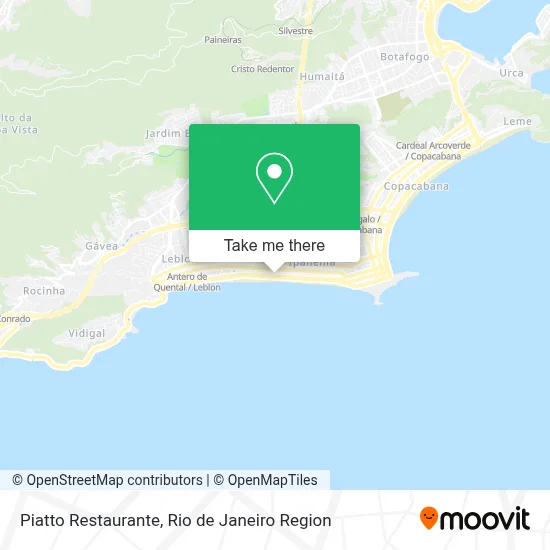 Piatto Restaurante map