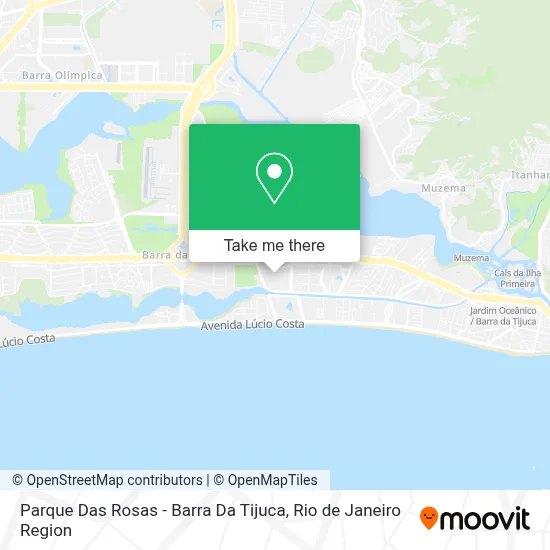 Parque Das Rosas - Barra Da Tijuca map