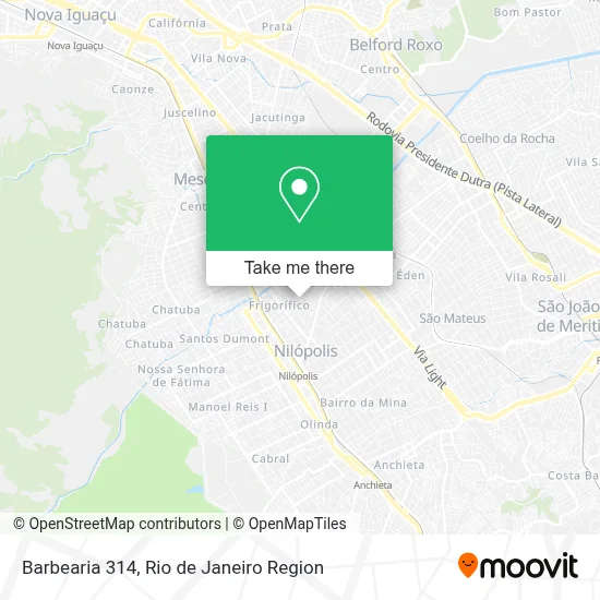 Barbearia 314 map