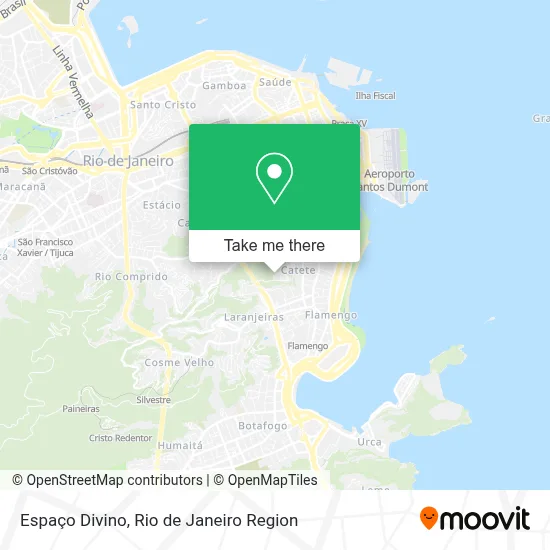 Espaço Divino map