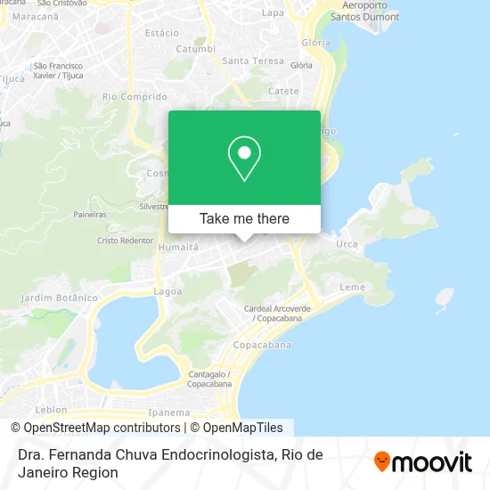 Dra. Fernanda Chuva Endocrinologista map