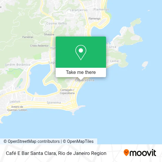 Café E Bar Santa Clara map