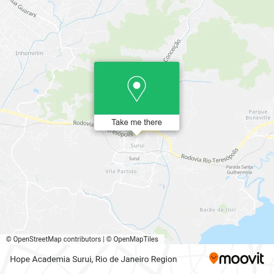 Hope Academia Surui map