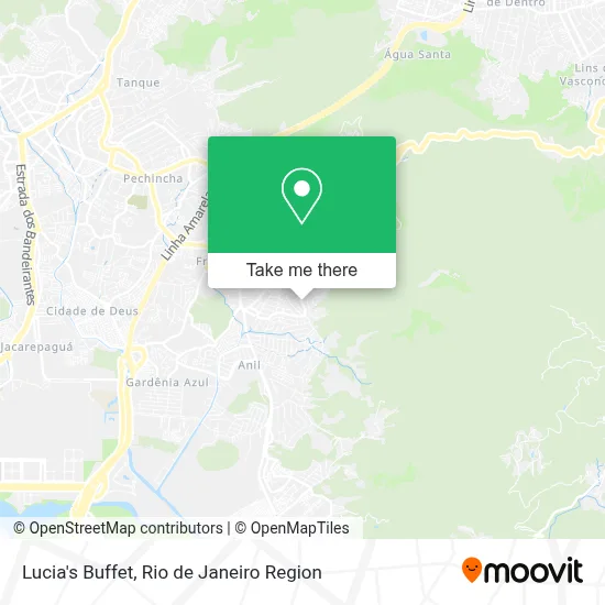 Lucia's Buffet map