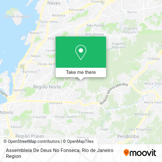 Assembleia De Deus No Fonseca map