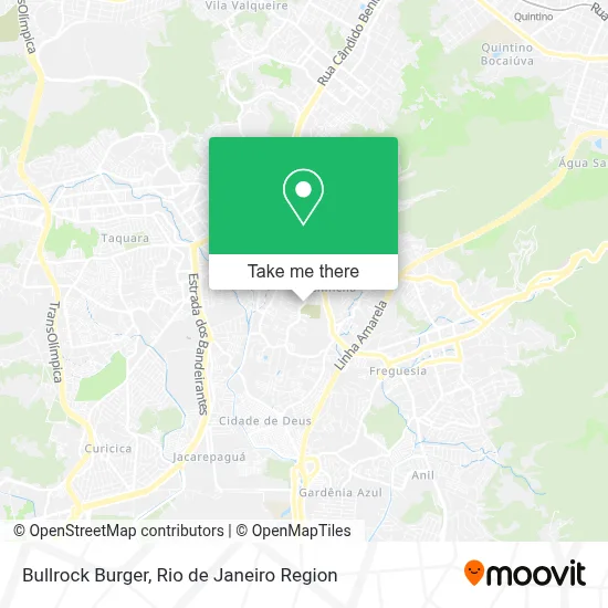 Bullrock Burger map