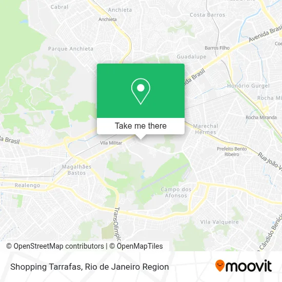 Shopping Tarrafas map