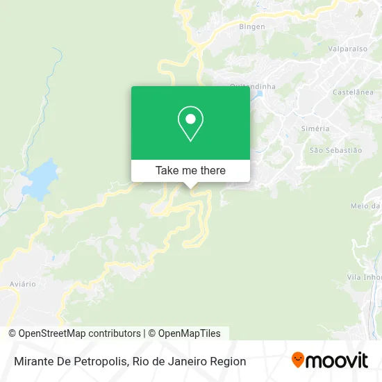 Mirante De Petropolis map