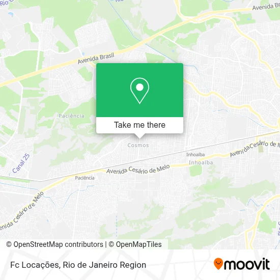 Fc Locações map