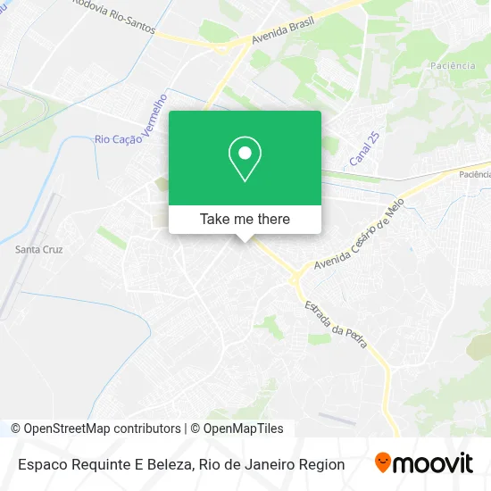Espaco Requinte E Beleza map