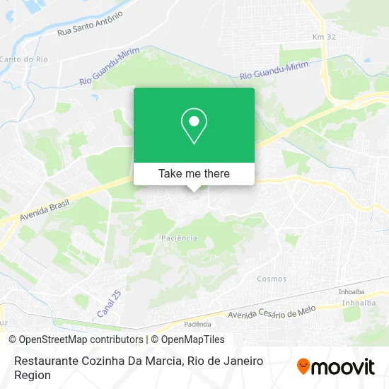 Restaurante Cozinha Da Marcia map