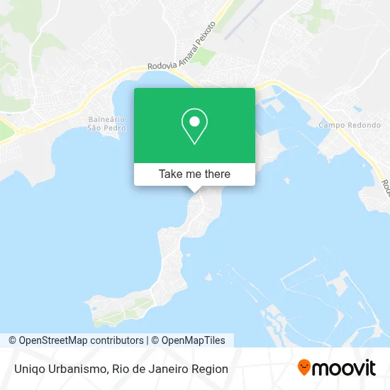 Uniqo Urbanismo map