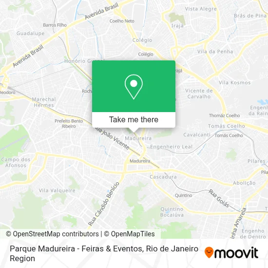 Parque Madureira - Feiras & Eventos map
