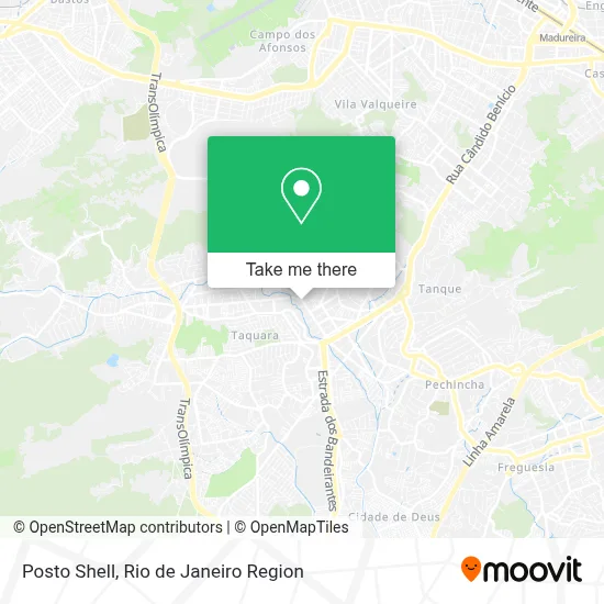 Posto Shell map