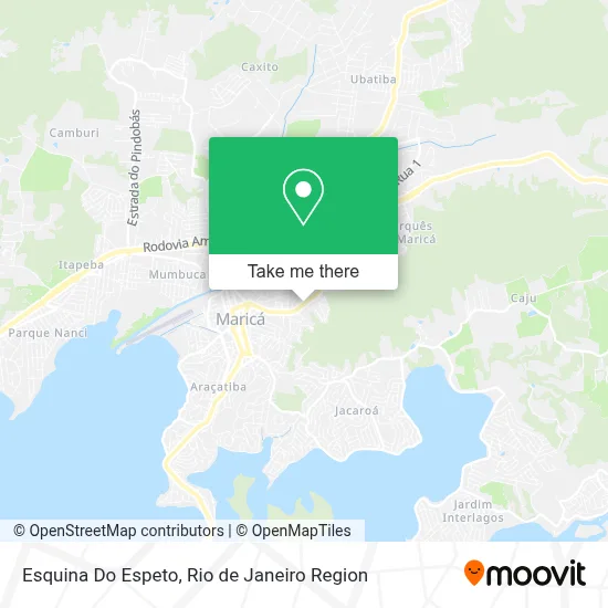 Esquina Do Espeto map