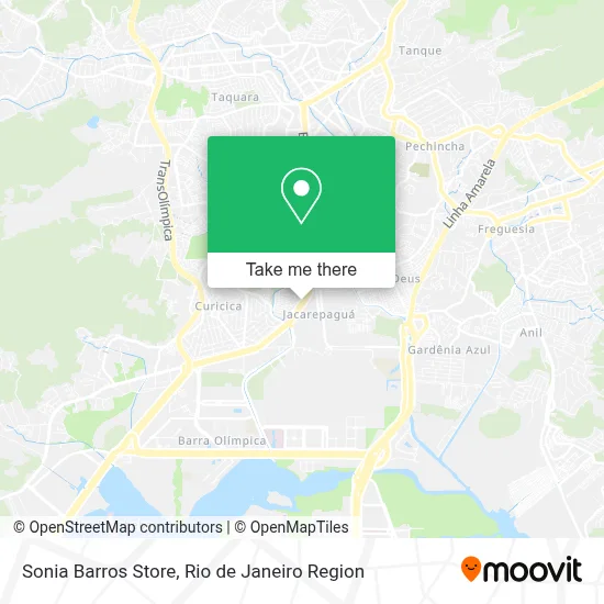 Sonia Barros Store map