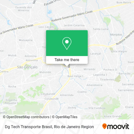 Dg Tech Transporte Brasil map
