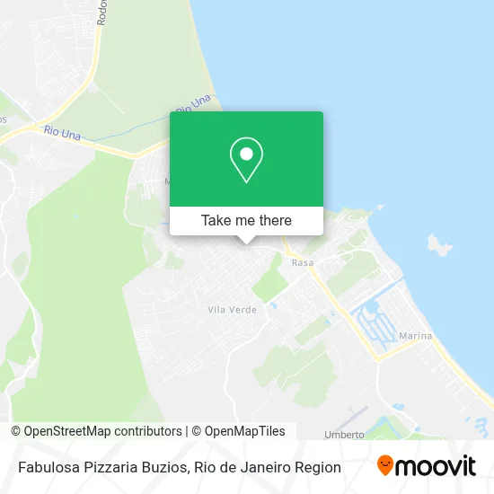 Fabulosa Pizzaria Buzios map