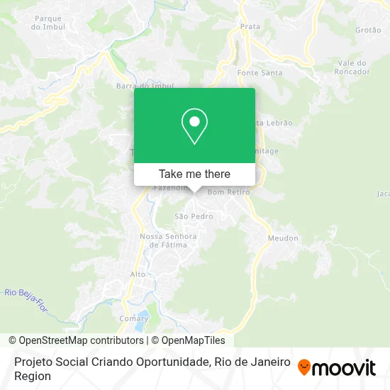 Projeto Social Criando Oportunidade map
