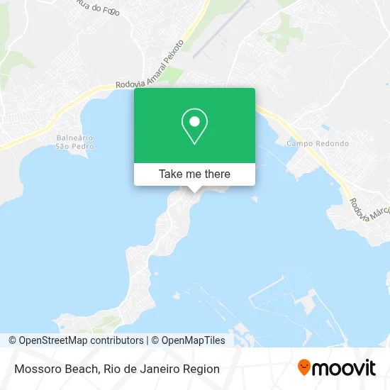 Mossoro Beach map