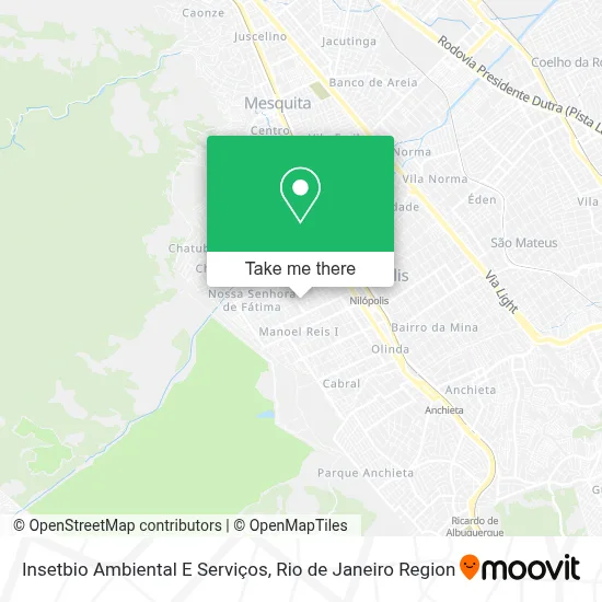Insetbio Ambiental E Serviços map