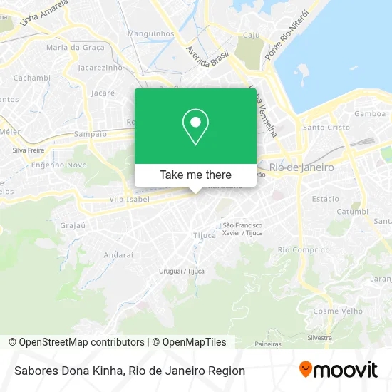 Sabores Dona Kinha map